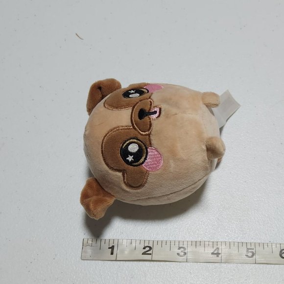 Squeezamals Bryce Pug Dog Plush Puppy Series 2 Slow Rise Squishy Stuffed Toy - Picture 4 of 4